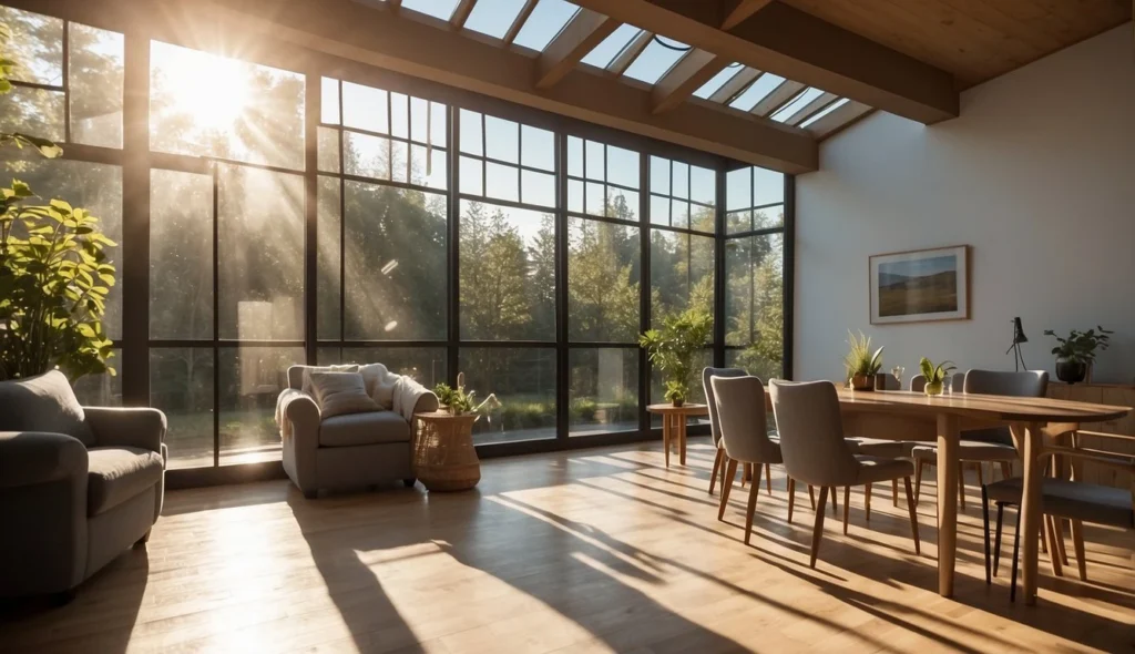 Skylights and Light Tubes For Big Windows In Living Room Designs